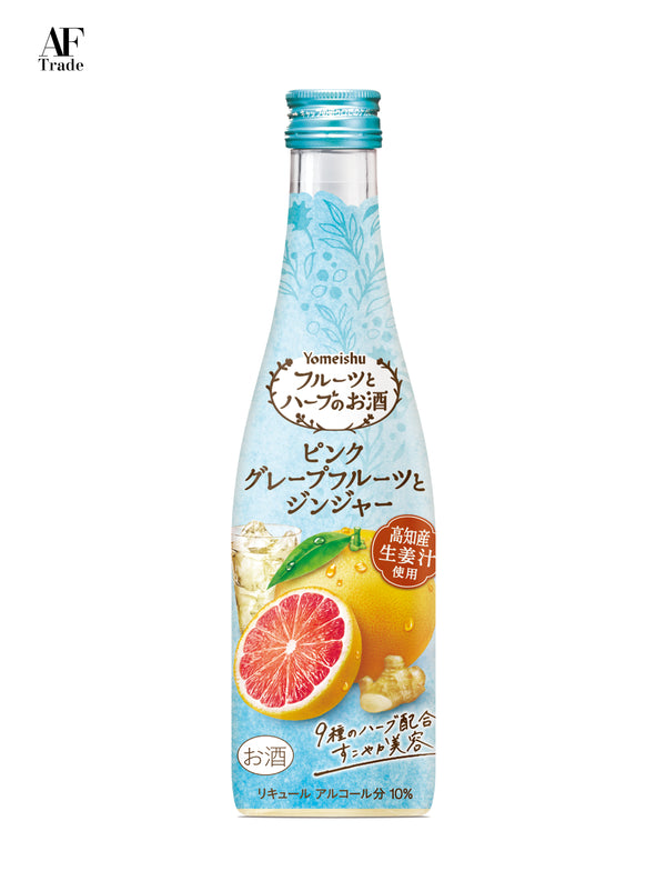 Yomeishu Fruit & Herb Liquor - Grapefruit & Ginger Alc 10% 300ml
