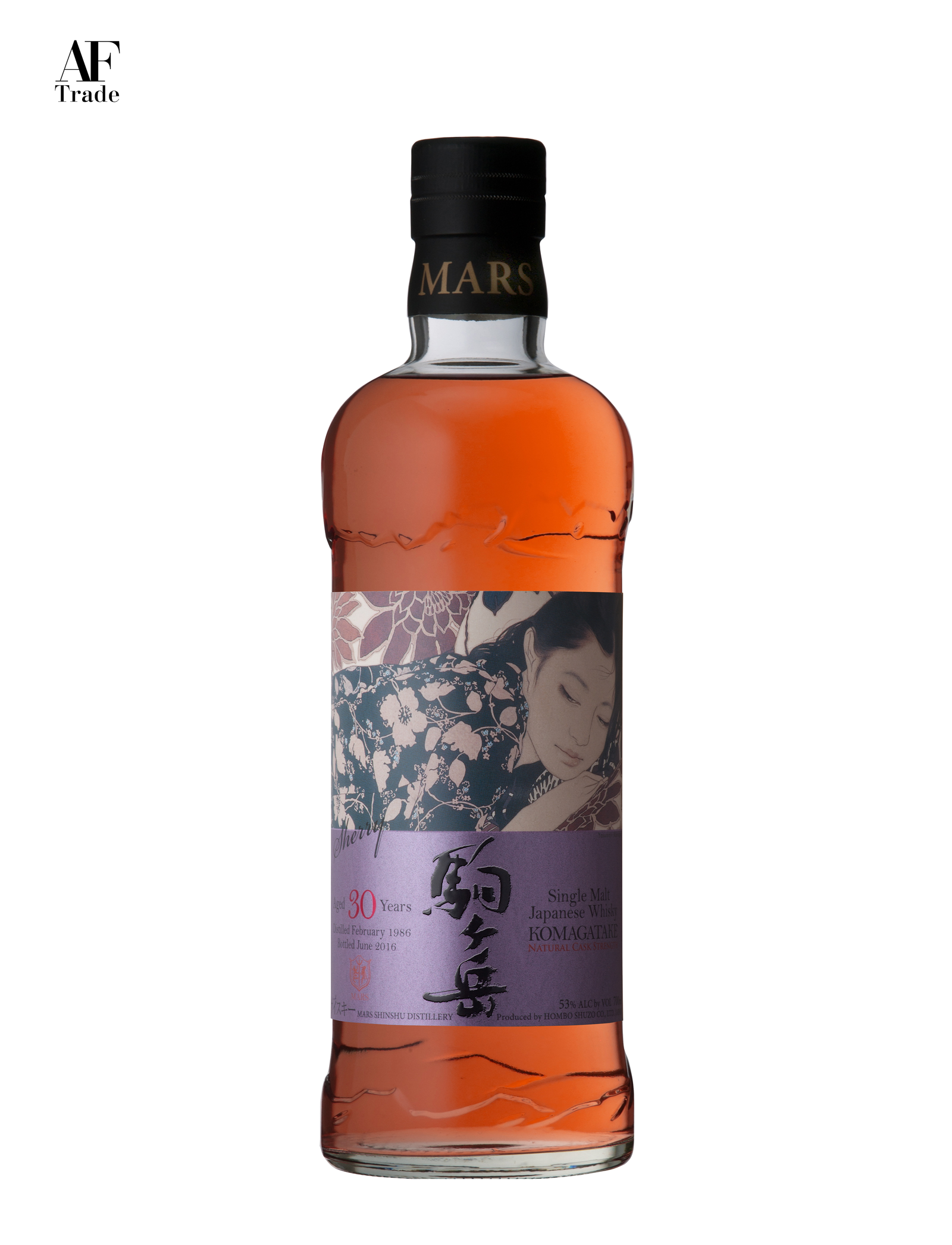 シングルモルト駒ヶ岳1986 30年　シェリーカスク　　700ml Single Malt Komagatake 1986 AGED 30 YEARS Sherry Cask Natural Cask