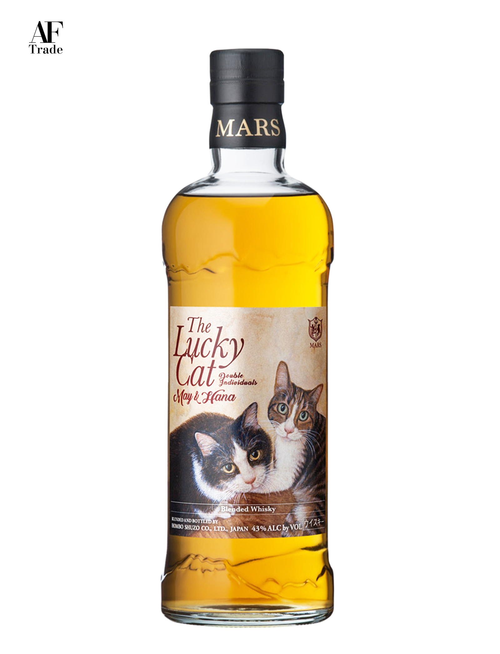 Mars Whisky The Lucky Cat Double Individuals May & Hana Alc 43