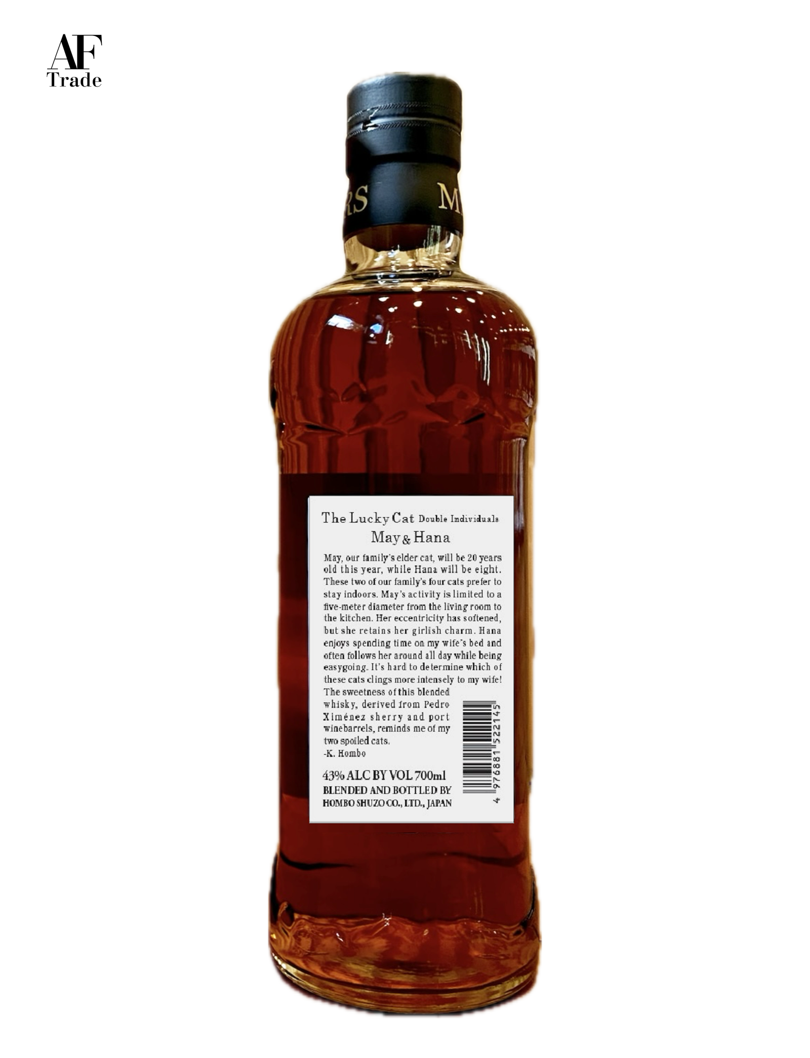 Mars Whisky The Lucky Cat Double Individuals May & Hana Alc 43