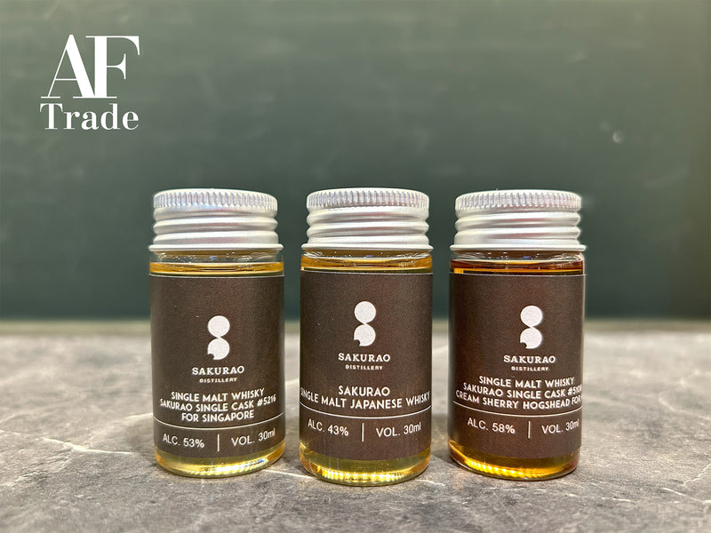 SAKURAO WHISKY TASTING SET (30ml x 3 BOTTLES)