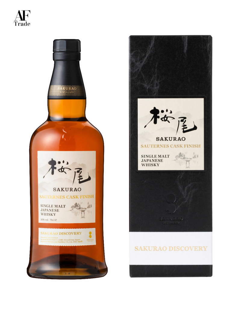 Sakurao Single Malt Japanese Whisky Sauternes Cask Alc 50% 700ml Sakurao Single Malt Japanese Whisky Sauternes Cask Alc 50% 700ml