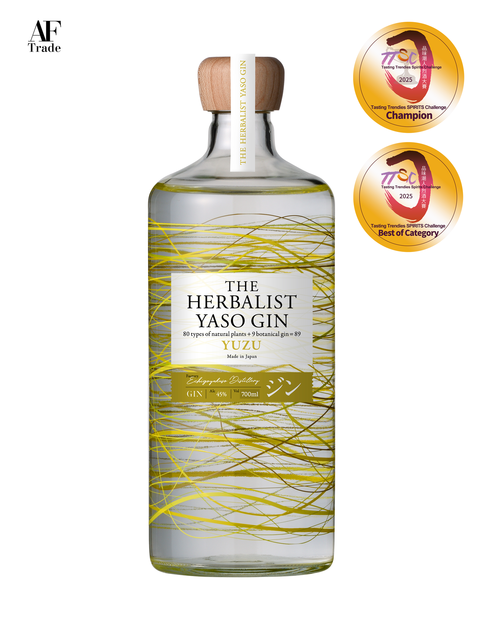 The Herbalist Yaso Gin Yuzu Alc 45% 700ml – AFTrade-shop The Herbalist Yaso Gin Yuzu Alc 45% 700ml – AFTrade-shop