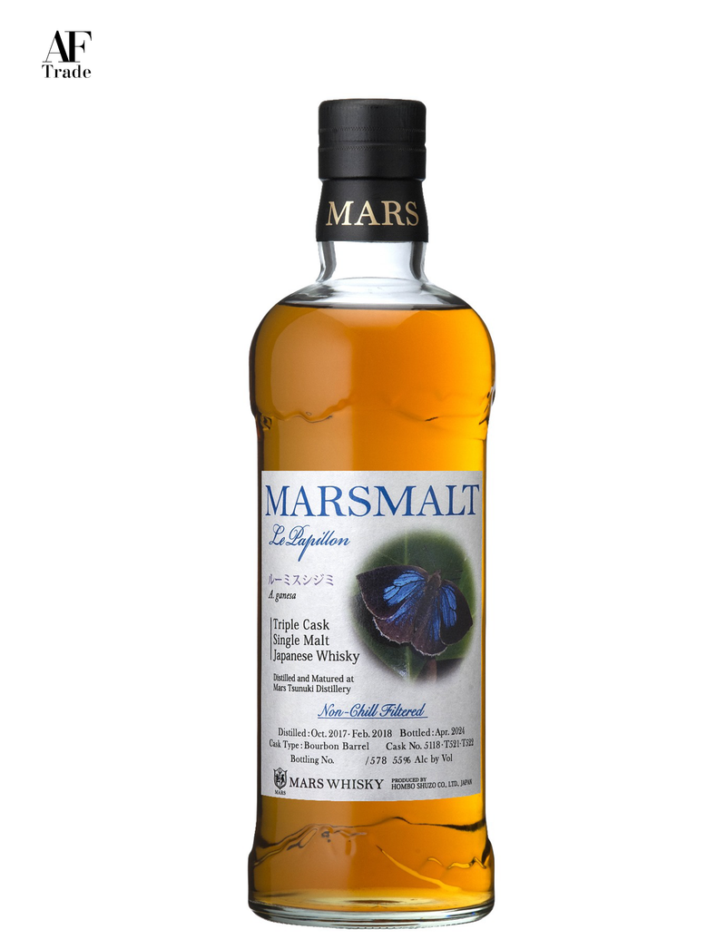 Mars Malt Le Papillon Luomis Shijimi Triple Cask Japanese Whisky Mars Malt Le Papillon Luomis Shijimi Triple Cask Japanese Whisky