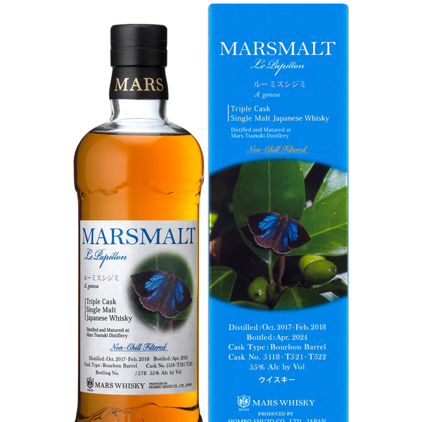 マルス　ウイスキー　ルーミスシジミ Mars Malt Le Papillon Luomis Shijimi Triple Cask Japanese Whisky
