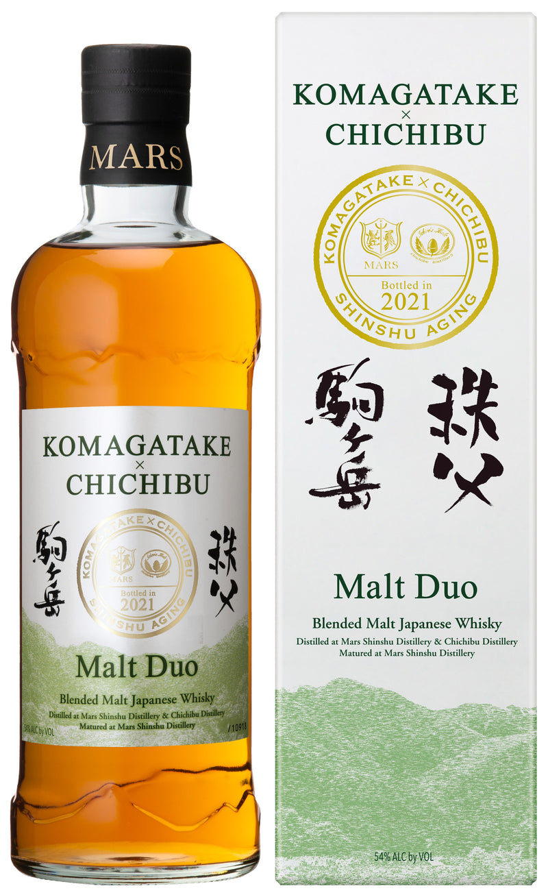 MARS WHISKY Malt Duo KOMAGATAKE × CHICHIBU Blended Malt Japanese Whisky